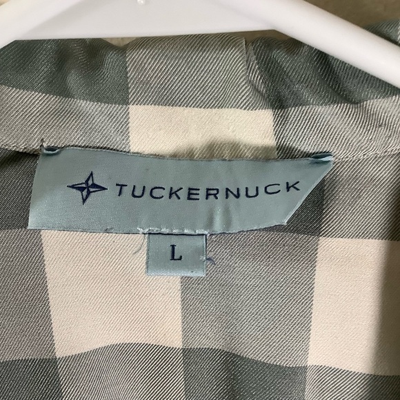 Tuckernuck Green and White Checkered Top - Picture 6 of 8